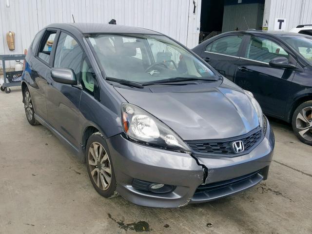 JHMGE8H5XCC019381 - 2012 HONDA FIT SPORT GRAY photo 1