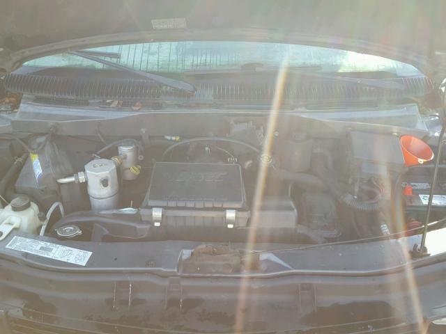 1GCDM19W61B100354 - 2001 CHEVROLET ASTRO CHARCOAL photo 7