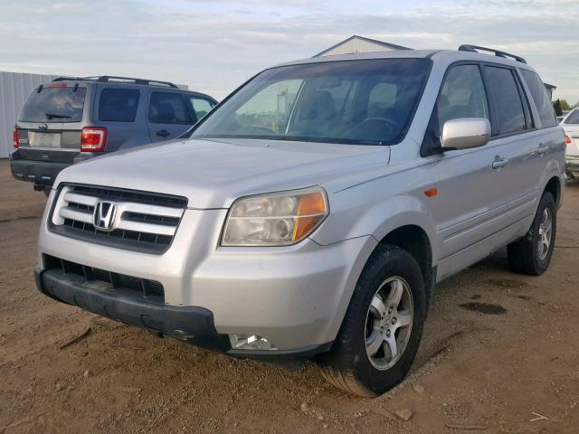 5FNYF18378B034651 - 2008 HONDA PILOT SE SILVER photo 2