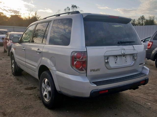 5FNYF18378B034651 - 2008 HONDA PILOT SE SILVER photo 3