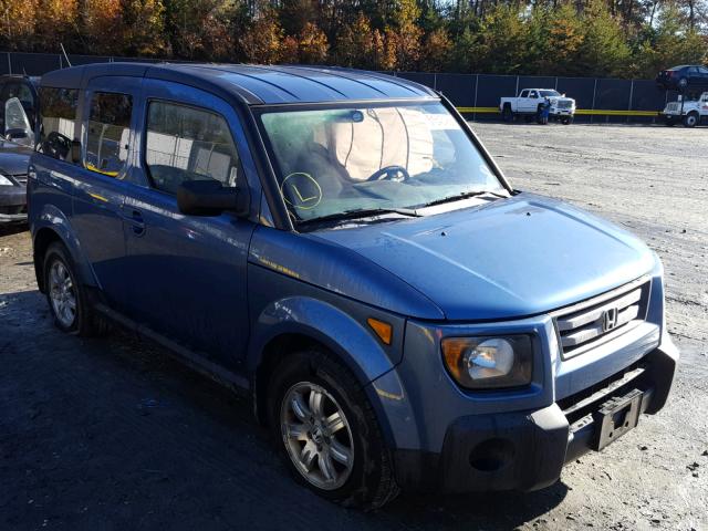 5J6YH28768L020105 - 2008 HONDA ELEMENT EX BLUE photo 1