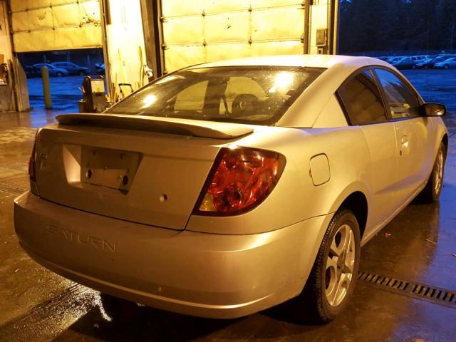1G8AW12F13Z189312 - 2003 SATURN ION LEVEL SILVER photo 4
