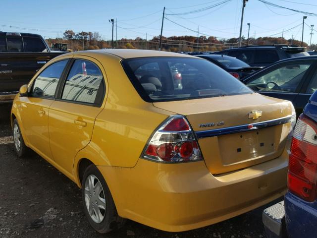 KL1TD56698B148486 - 2008 CHEVROLET AVEO BASE Sarı foto 3
