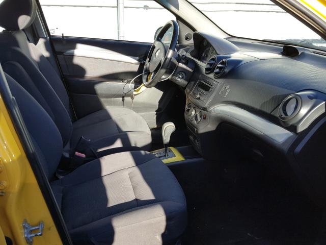 KL1TD56698B148486 - 2008 CHEVROLET AVEO BASE Sarı foto 5