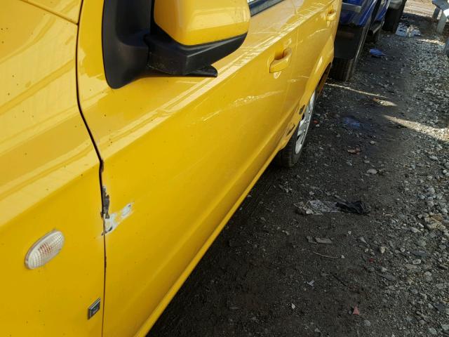 KL1TD56698B148486 - 2008 CHEVROLET AVEO BASE Sarı foto 9