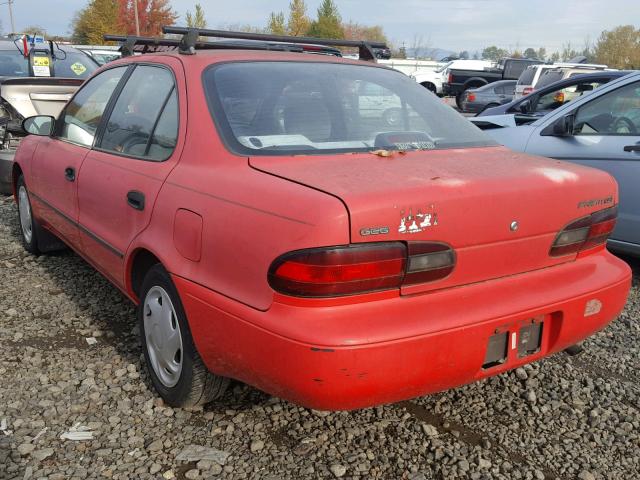 1Y1SK5269TZ009518 - 1996 GEO PRIZM RED photo 3