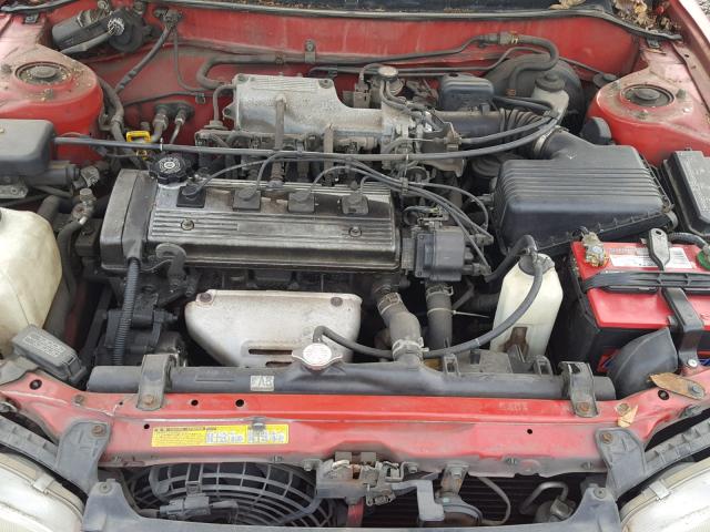 1Y1SK5269TZ009518 - 1996 GEO PRIZM RED photo 7