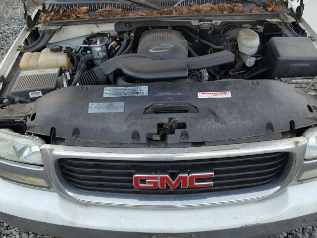 1GKEK13Z03J315349 - 2003 GMC YUKON WHITE photo 7