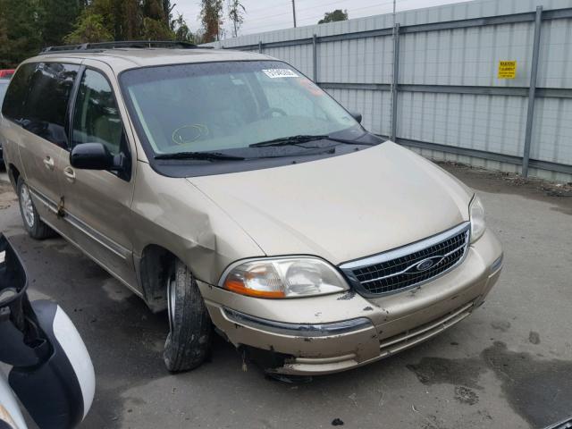 2FMZA5240YBA34687 - 2000 FORD WINDSTAR S GOLD photo 1