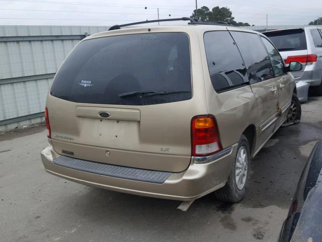 2FMZA5240YBA34687 - 2000 FORD WINDSTAR S GOLD photo 4