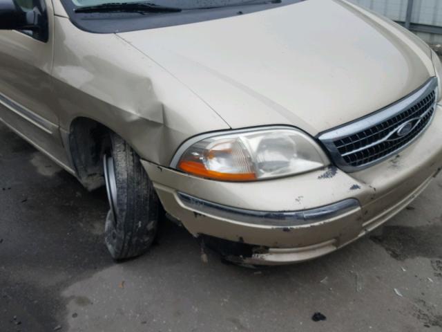 2FMZA5240YBA34687 - 2000 FORD WINDSTAR S GOLD photo 9