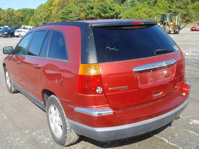 2A8GF68456R627386 - 2006 CHRYSLER PACIFICA T RED photo 3