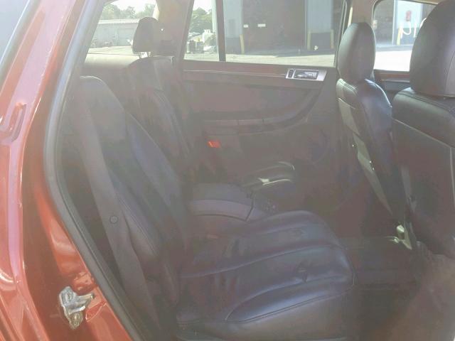 2A8GF68456R627386 - 2006 CHRYSLER PACIFICA T RED photo 6