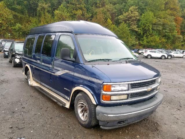 1GBFG15RXY1206228 - 2000 CHEVROLET EXPRESS G1 BLUE photo 1