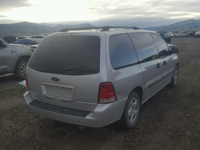 2FMDA51686BA48041 - 2006 FORD FREESTAR S GRAY photo 4