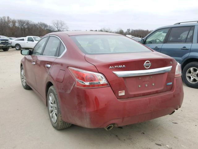 1N4AL3AP4DC198200 - 2013 NISSAN ALTIMA 2.5 MAROON photo 3