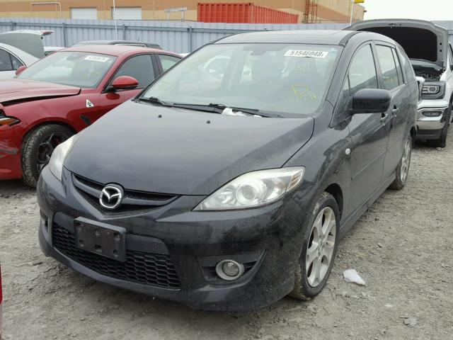 JM1CR293380304513 - 2008 MAZDA 5 BLACK photo 2