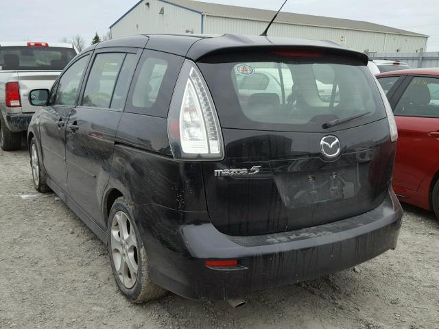 JM1CR293380304513 - 2008 MAZDA 5 BLACK photo 3