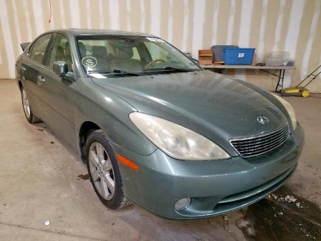 JTHBA30G765170919 - 2006 LEXUS ES 330 GREEN photo 1