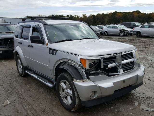 1D8GT28K48W104248 - 2008 DODGE NITRO SXT SILVER photo 1