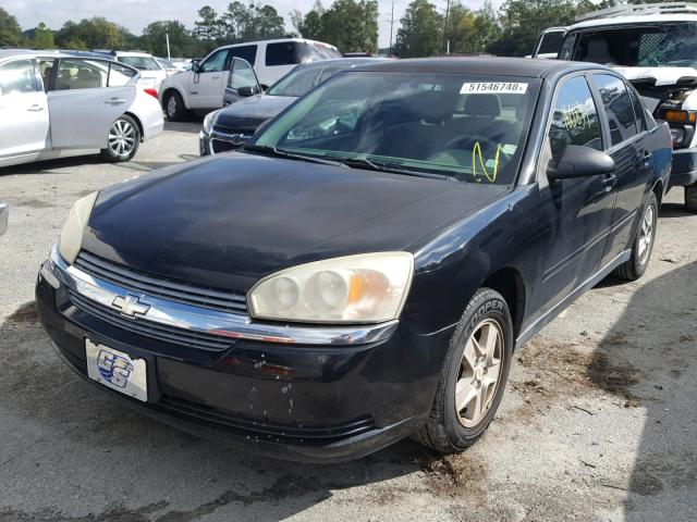 1G1ZS52F05F292116 - 2005 CHEVROLET MALIBU BLACK photo 2