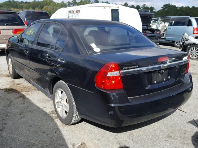 1G1ZS52F05F292116 - 2005 CHEVROLET MALIBU BLACK photo 3