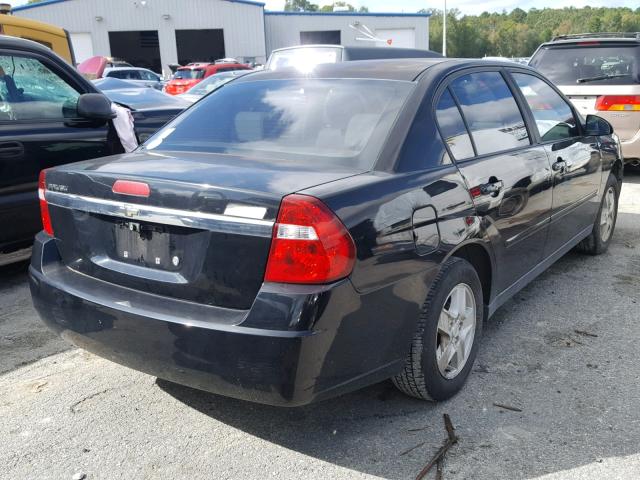 1G1ZS52F05F292116 - 2005 CHEVROLET MALIBU BLACK photo 4