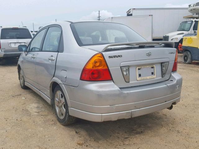 JS2RA41S835155078 - 2003 SUZUKI AERIO S SILVER photo 3