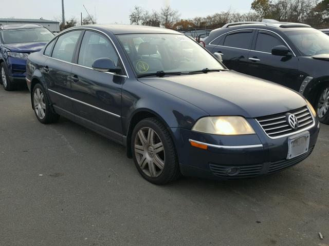 WVWRU63B25E041719 - 2005 VOLKSWAGEN PASSAT GLX BLUE photo 1