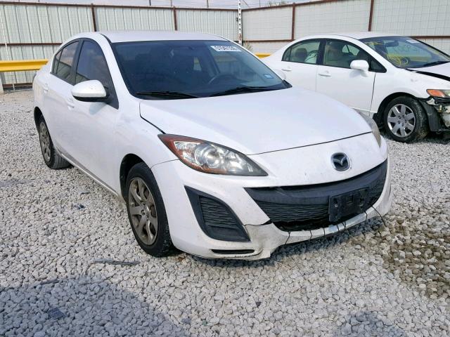 JM1BL1SFXA1248940 - 2010 MAZDA 3 I WHITE photo 1