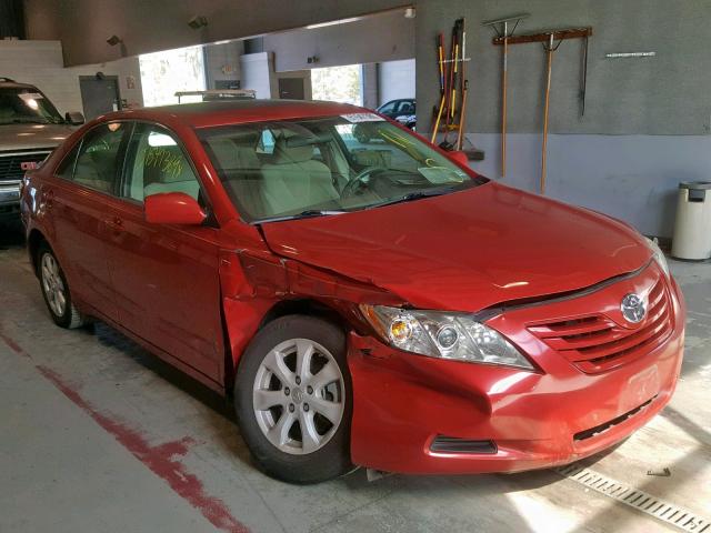4T1BE46K27U090907 - 2007 TOYOTA CAMRY CE RED photo 1