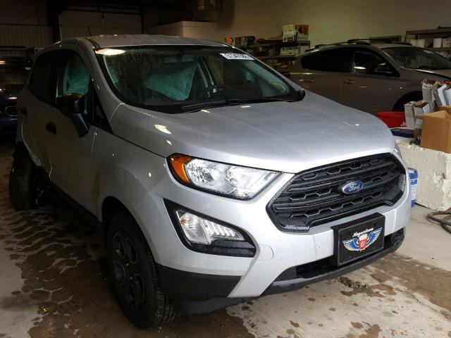 MAJ6P1SL5JC217844 - 2018 FORD ECOSPORT S SILVER photo 1