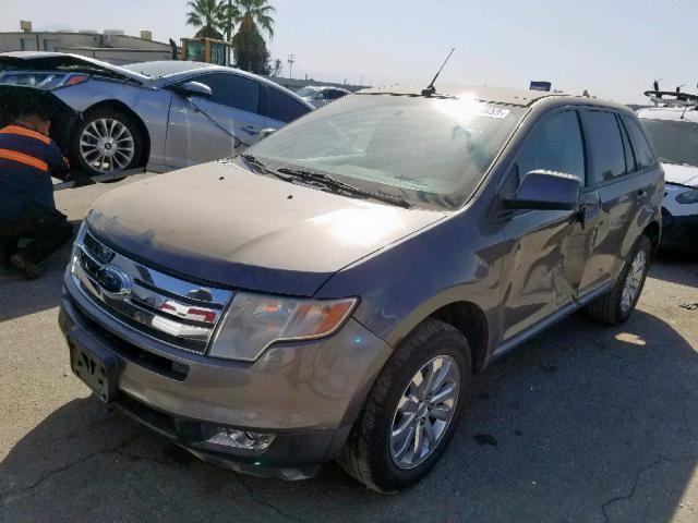 2FMDK38C99BA86038 - 2009 FORD EDGE SEL GRAY photo 2