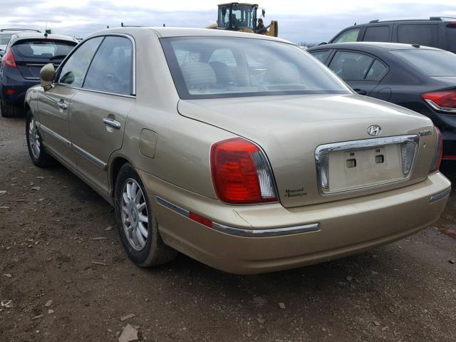 KMHFU45E84A360879 - 2004 HYUNDAI XG 350 GOLD photo 3