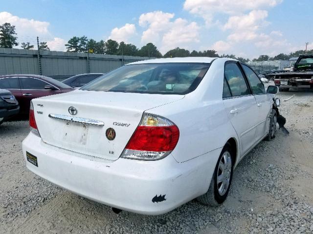 4T1BE32K06U700026 - 2006 TOYOTA CAMRY LE WHITE photo 4