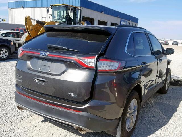 2FMPK4J82JBB88973 - 2018 FORD EDGE SEL GRAY photo 4