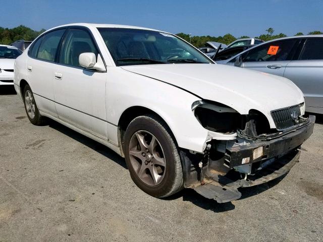 JT8BD69S630187154 - 2003 LEXUS GS 300 WHITE photo 1