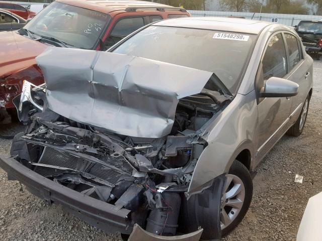 3N1AB6AP5CL752560 - 2012 NISSAN SENTRA 2.0 GRAY photo 2