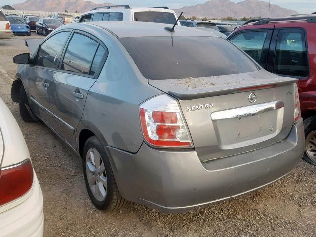 3N1AB6AP5CL752560 - 2012 NISSAN SENTRA 2.0 GRAY photo 3