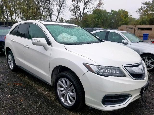 5J8TB4H55GL017952 - 2016 ACURA RDX TECHNO WHITE photo 1