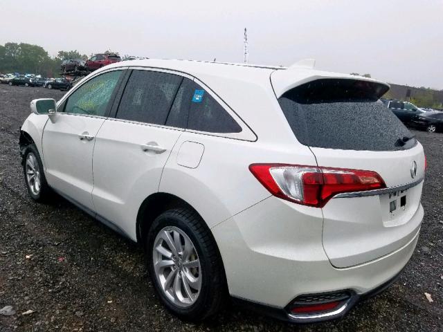 5J8TB4H55GL017952 - 2016 ACURA RDX TECHNO WHITE photo 3