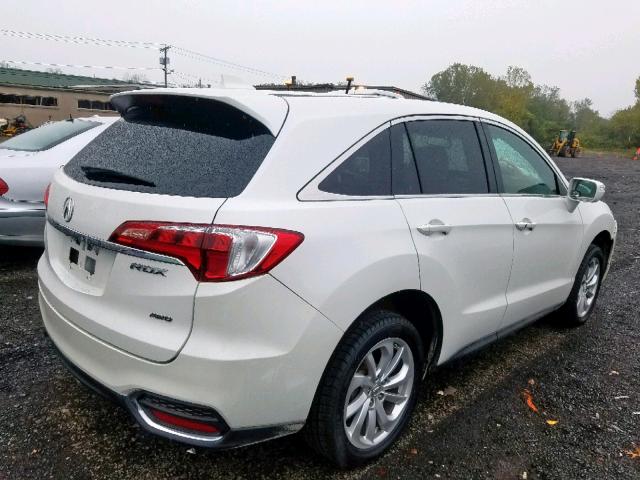 5J8TB4H55GL017952 - 2016 ACURA RDX TECHNO WHITE photo 4