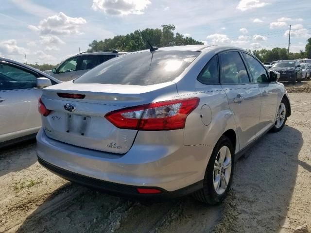 1FADP3F23DL201800 - 2013 FORD FOCUS SE SILVER photo 4