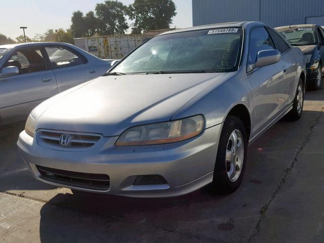 1HGCG32781A000538 - 2001 HONDA ACCORD EX SILVER photo 2