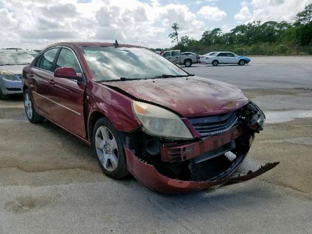 1G8ZS57B88F208572 - 2008 SATURN AURA XE BURGUNDY photo 1