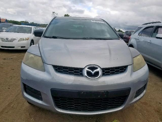 JM3ER293770109450 - 2007 MAZDA CX-7 SILVER photo 9