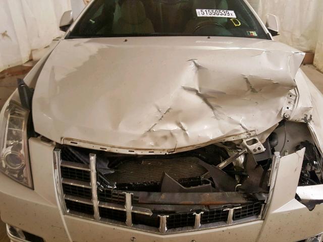 1G6DS1E32C0151367 - 2012 CADILLAC CTS PREMIU WHITE photo 7