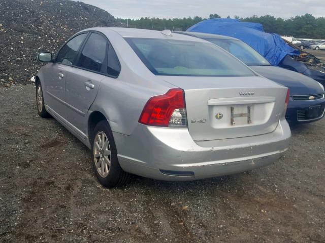 YV1MS390382371907 - 2008 VOLVO S40 2.4I SILVER photo 3