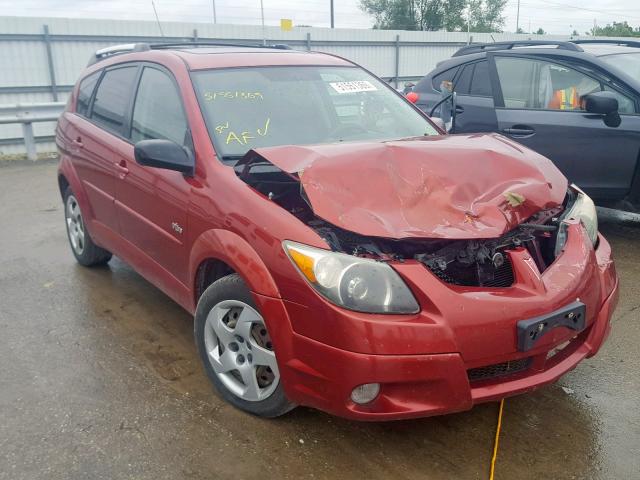 5Y2SL62803Z432478 - 2003 PONTIAC VIBE RED photo 1