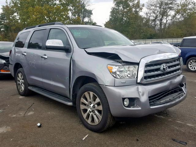 5TDJY5G18AS029169 - 2010 TOYOTA SEQUOIA LI SILVER photo 1